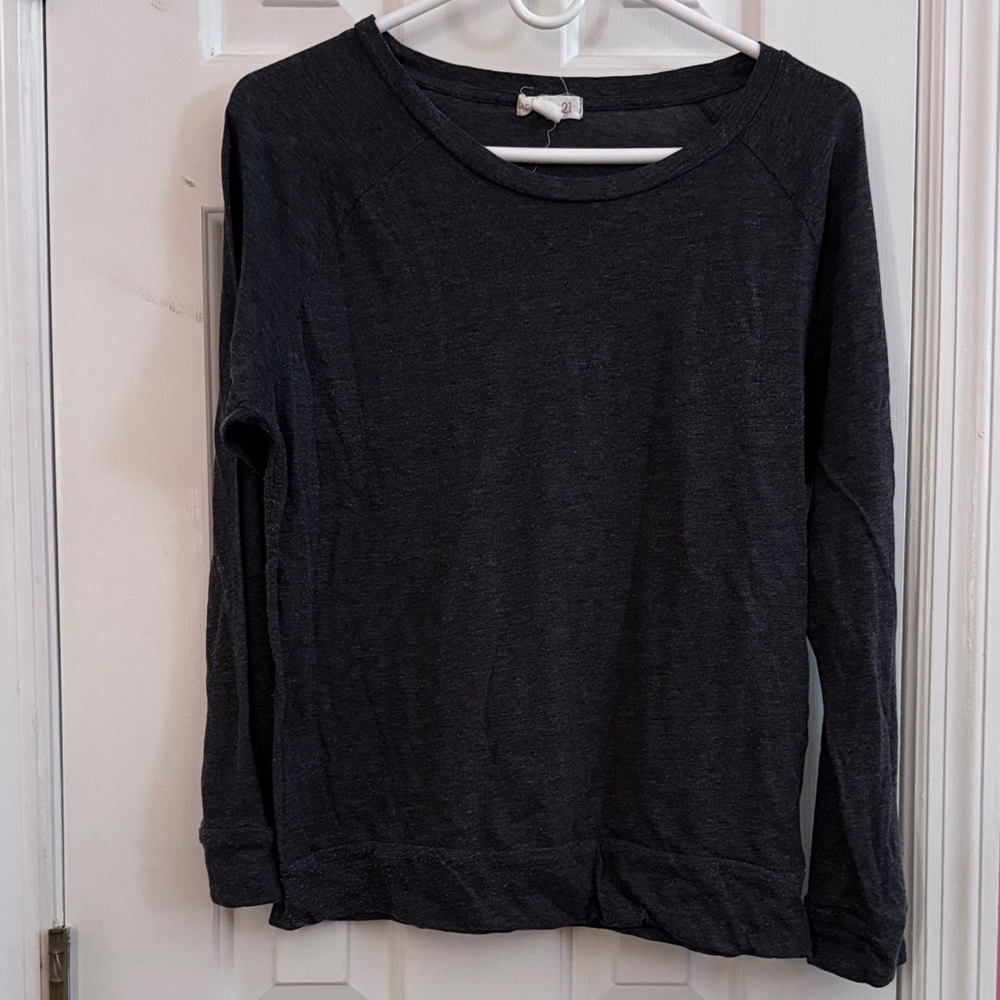 3/$20 Dark Gray Long Sleeve Top
